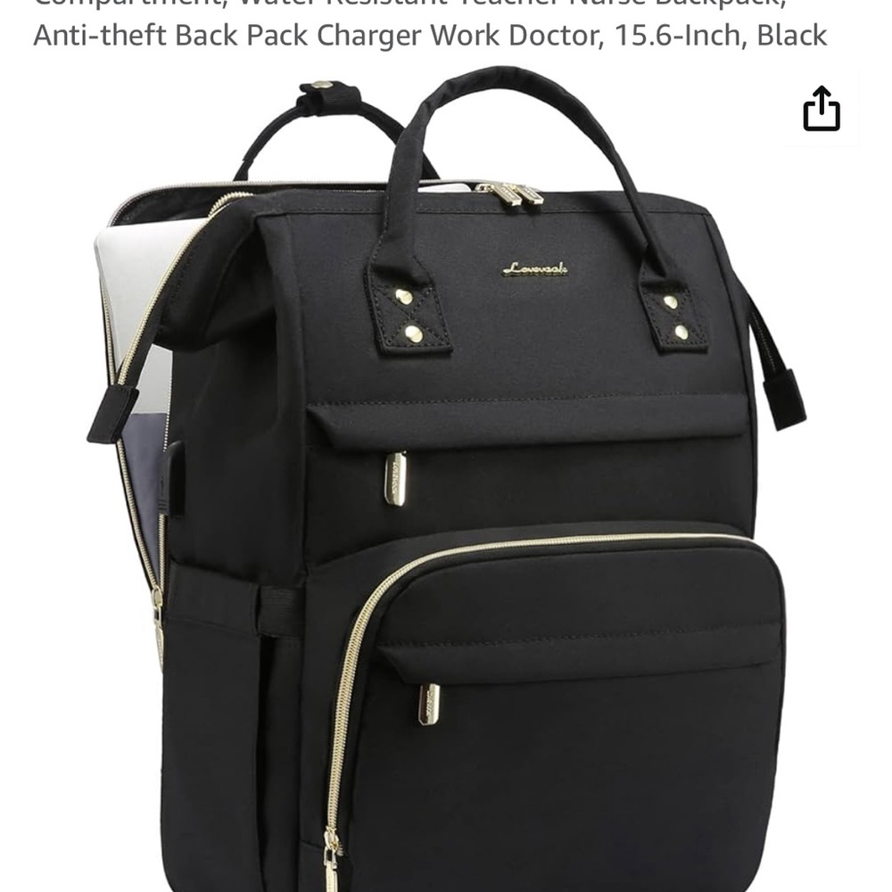 LOVEVOOK Black Backpack - Picture 13 of 13